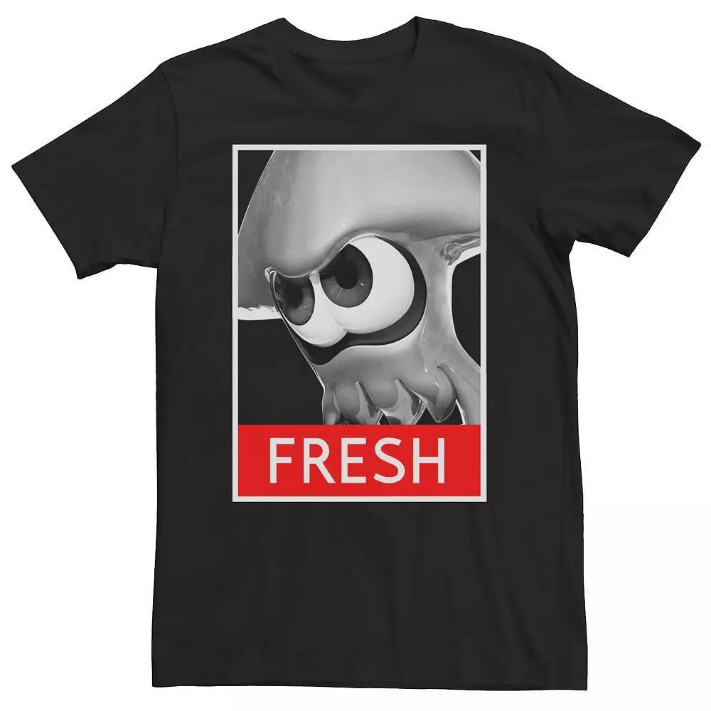 Big & Tall Nintendo Splatoon Inkling Fresh Streetwear Tee, Men's, Size: XXL Tall, Black Product Image