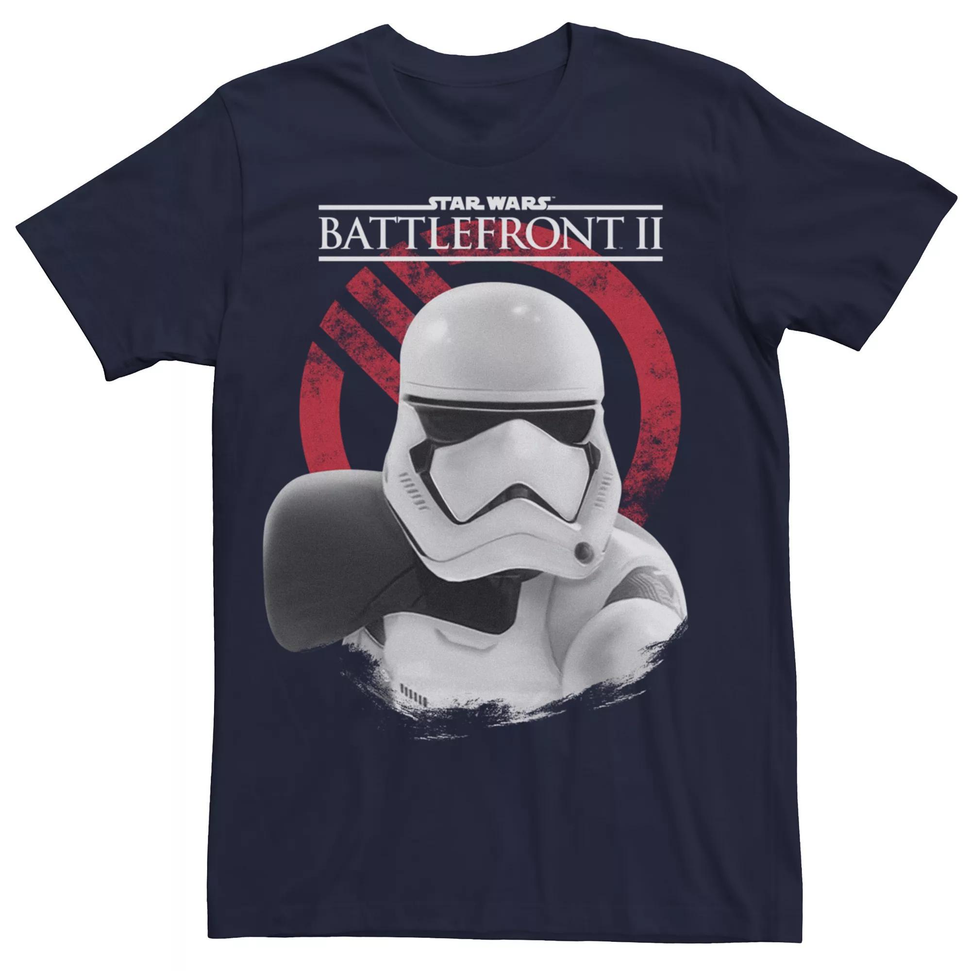 Men's Star Wars - Battlefront II Inferno Squadron Trooper Tee, Size: Large, Blue Product Image