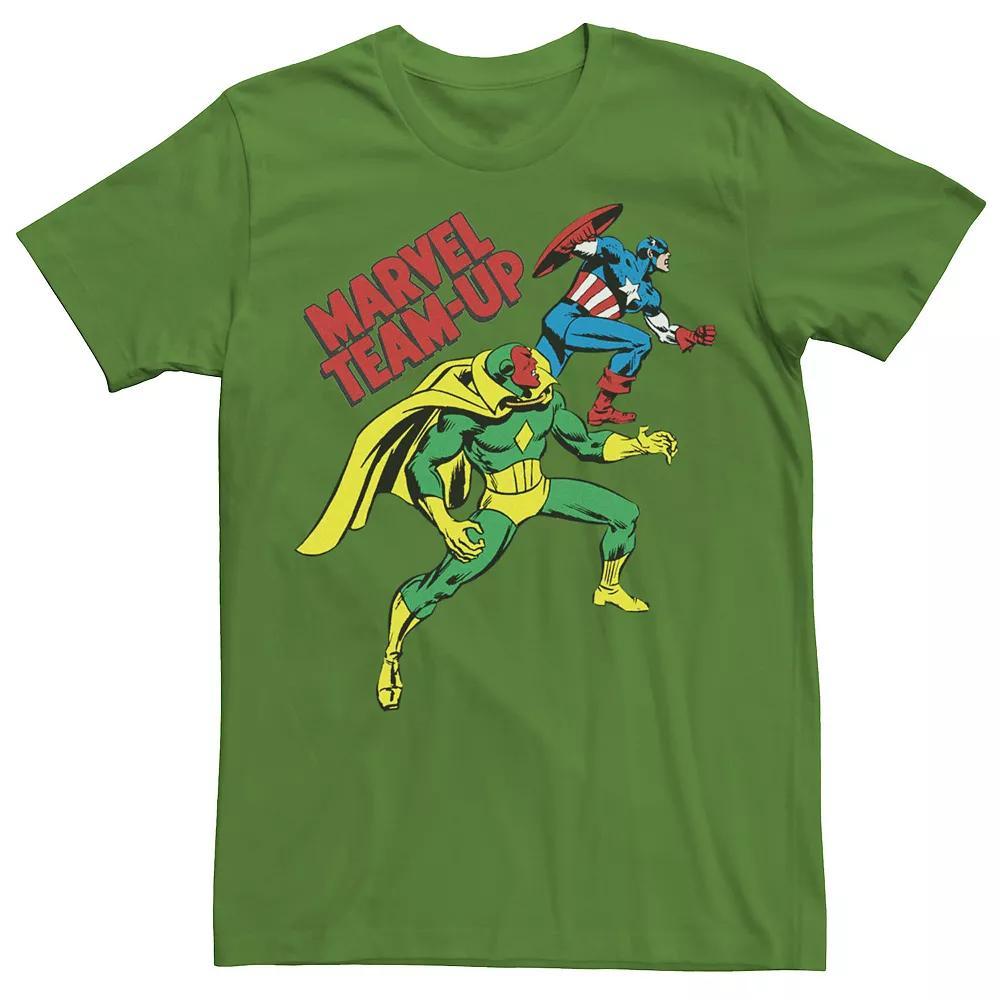 Mens Marvel Captain America & Vision Team-Up Tee Product Image