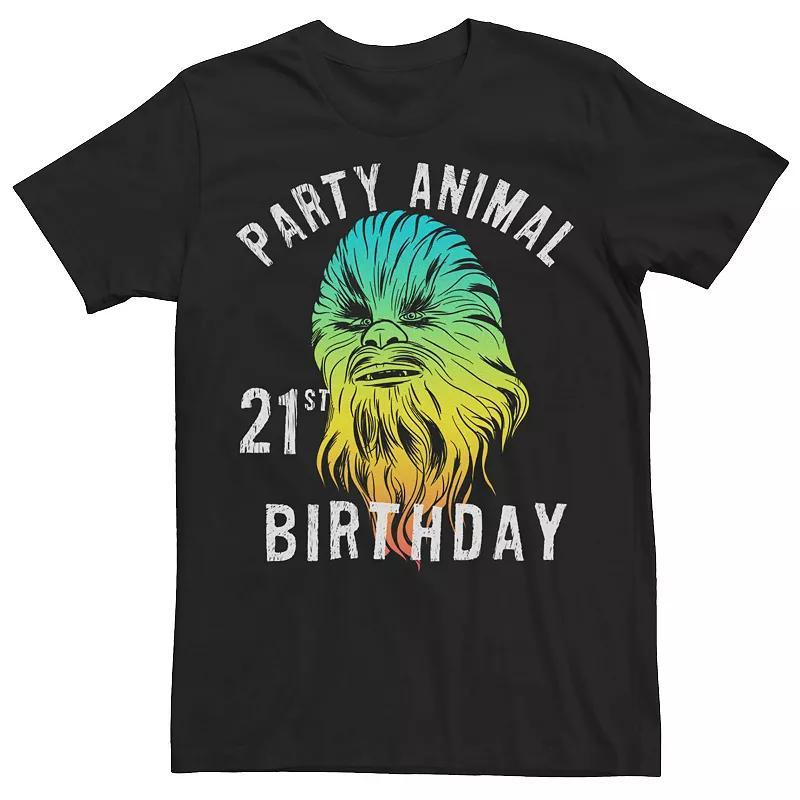 Men's Star Wars Chewbacca Party Animal 40th Birthday Graphic Tee, Size: XL, Black Product Image