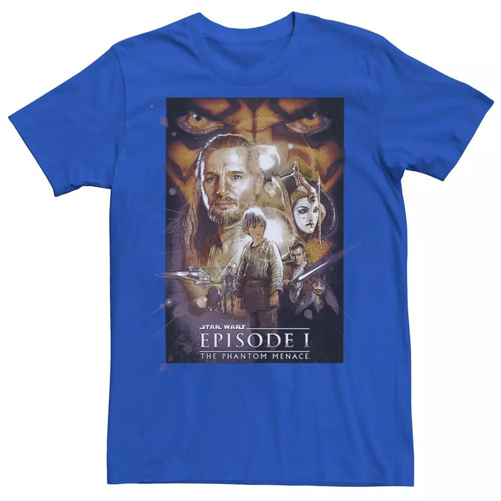 Mens Star Wars The Phantom Menace Movie Poster Tee Product Image