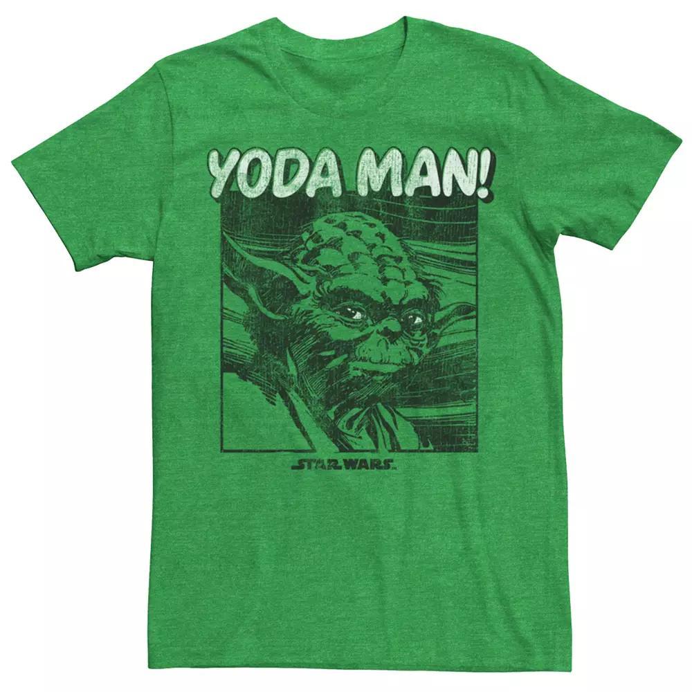 Men's Star Wars Yoda Man Can Tee, Size: XL, Kelly Grey Product Image