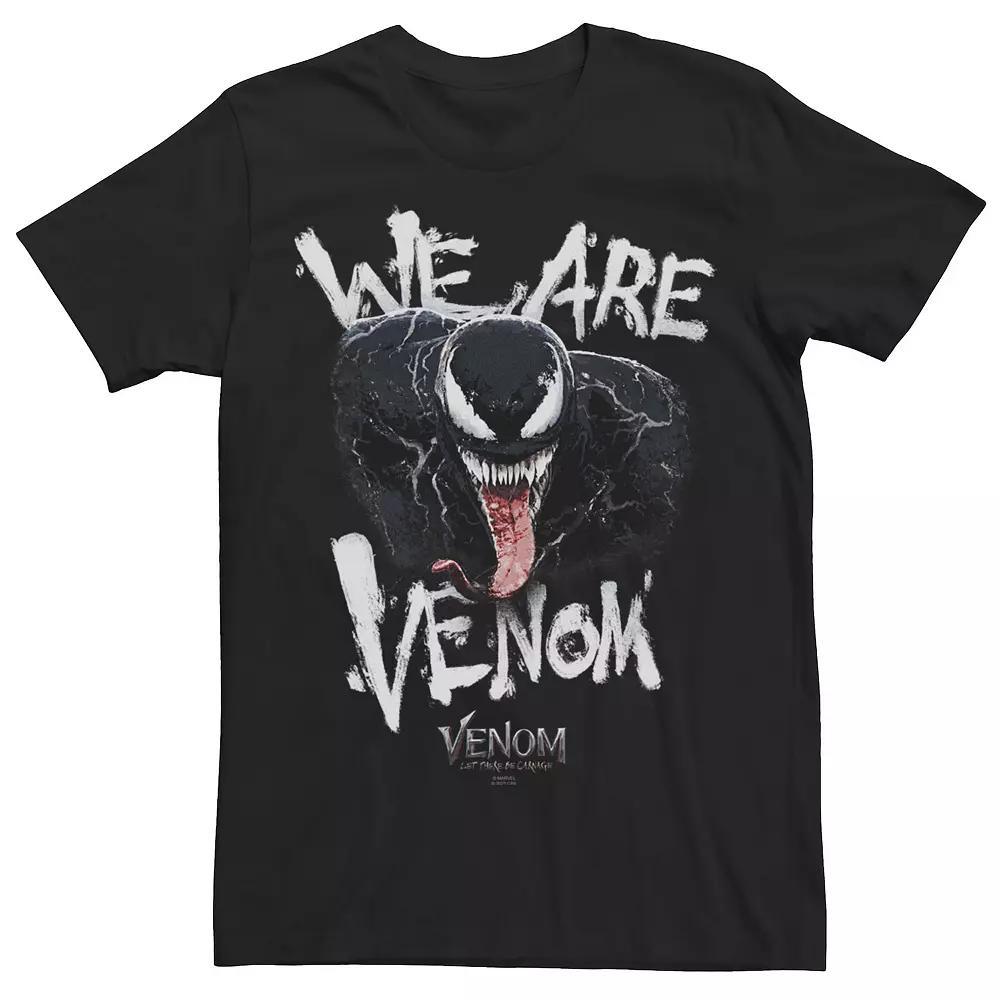 Big & Tall Marvel Venom: Let There Be Carnage We Are Venom Close Up Tee, Men's, Size: 4XL, Black Product Image
