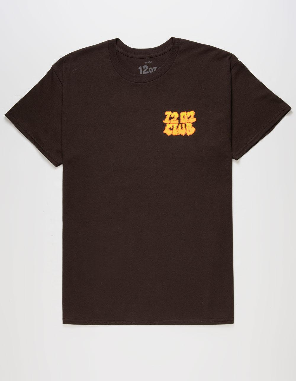 12OZ CLUB Fresh To Death Mens Tee - BROWN Product Image