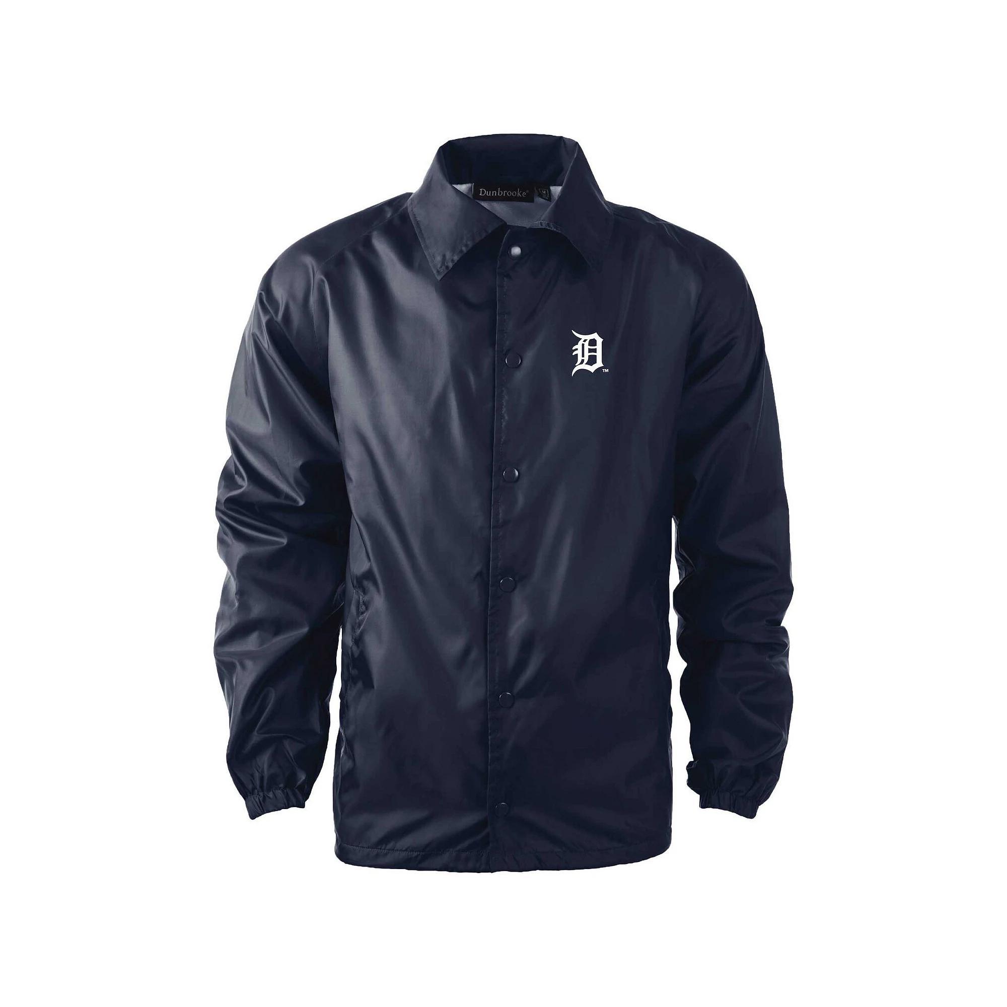 Men's Dunbrooke  Navy Houston Astros Coach's Raglan Full-Snap Windbreaker Jacket, Size: Medium, Blue Product Image