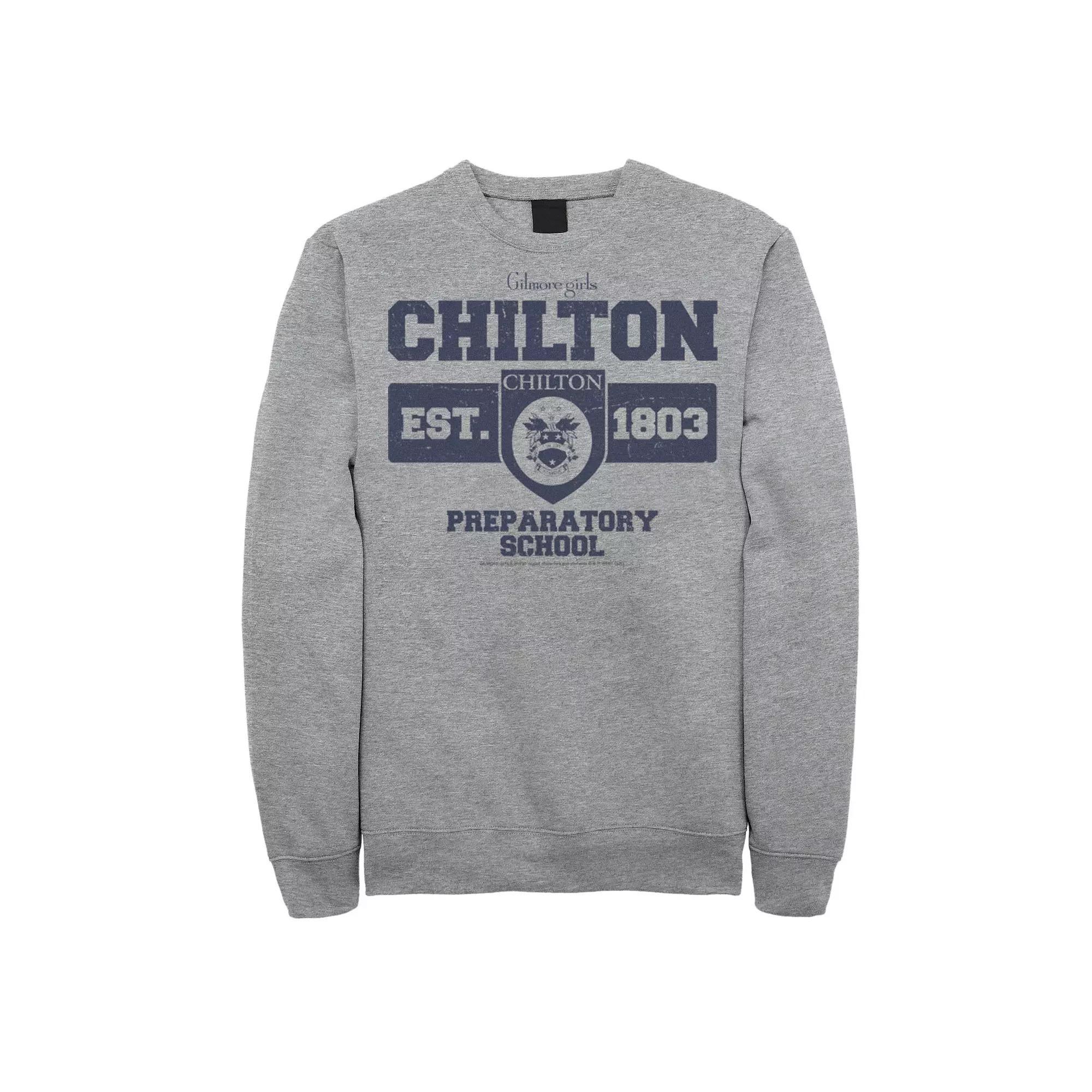 Men's Gilmore Girls Chilton Preparatory School Est. 1803 Sweatshirt, Size: XL, Athletic Grey Product Image