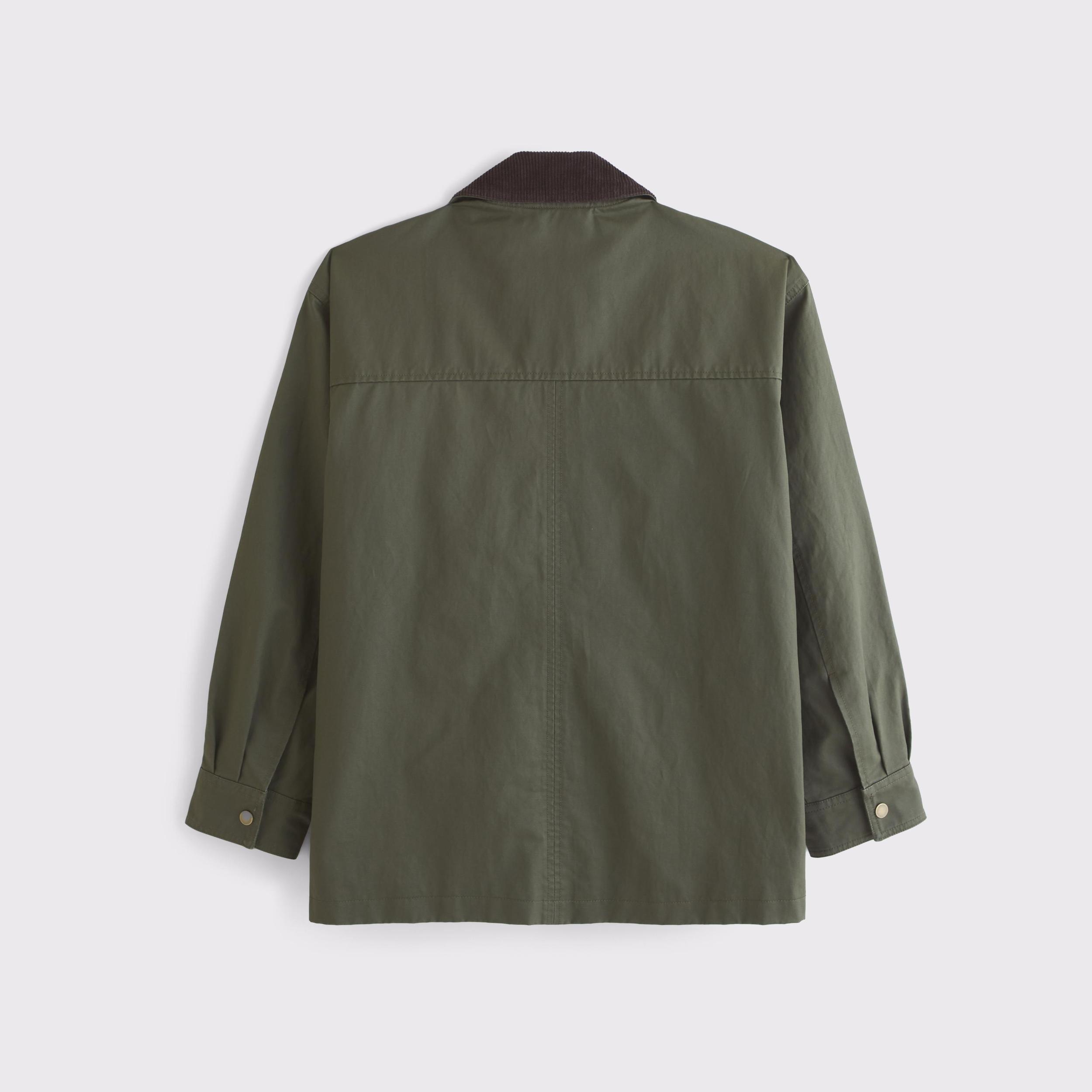 Mid-Length Waxed Barn Jacket Product Image