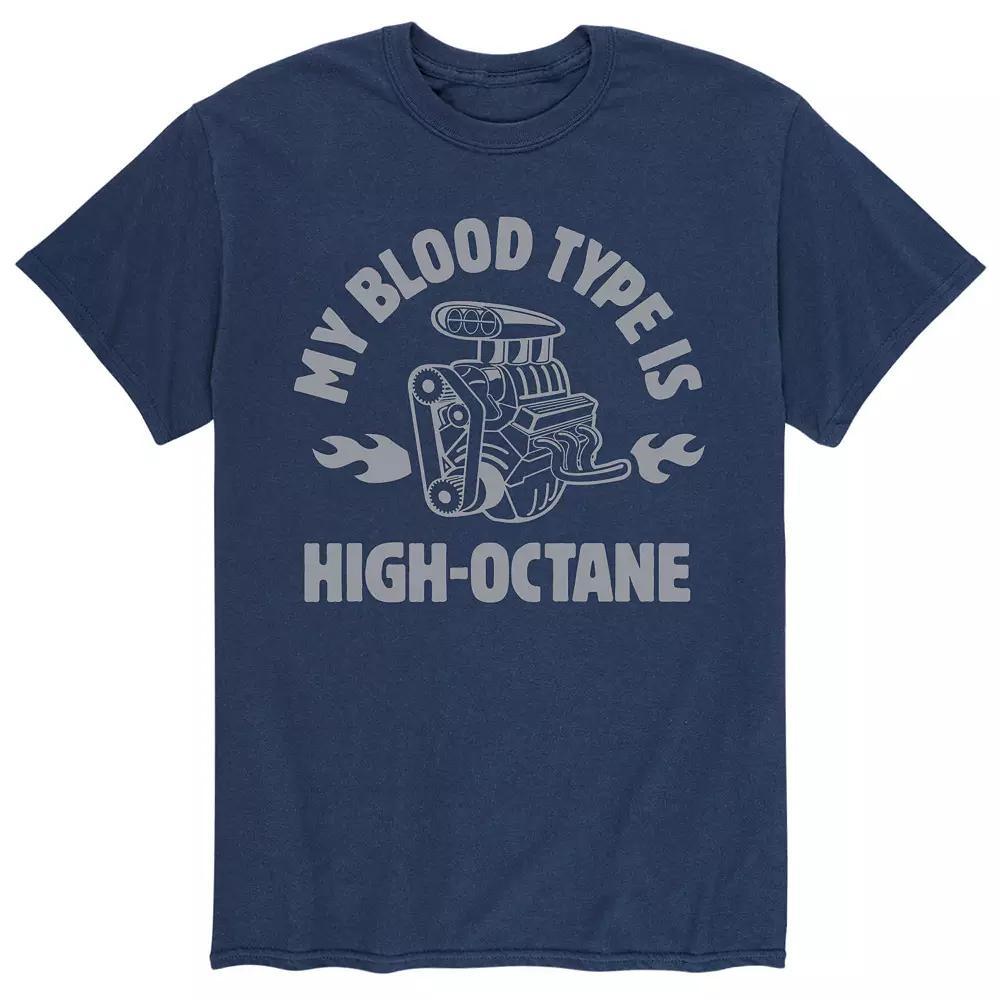 Mens My Blood Type High Octane Tee Product Image