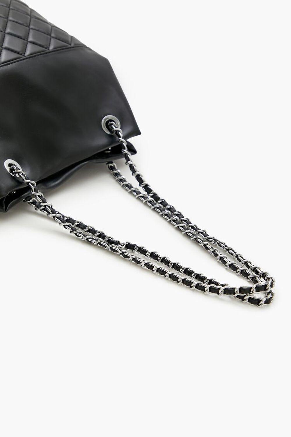 Quilted Faux Leather Tote Bag | Forever 21 Product Image