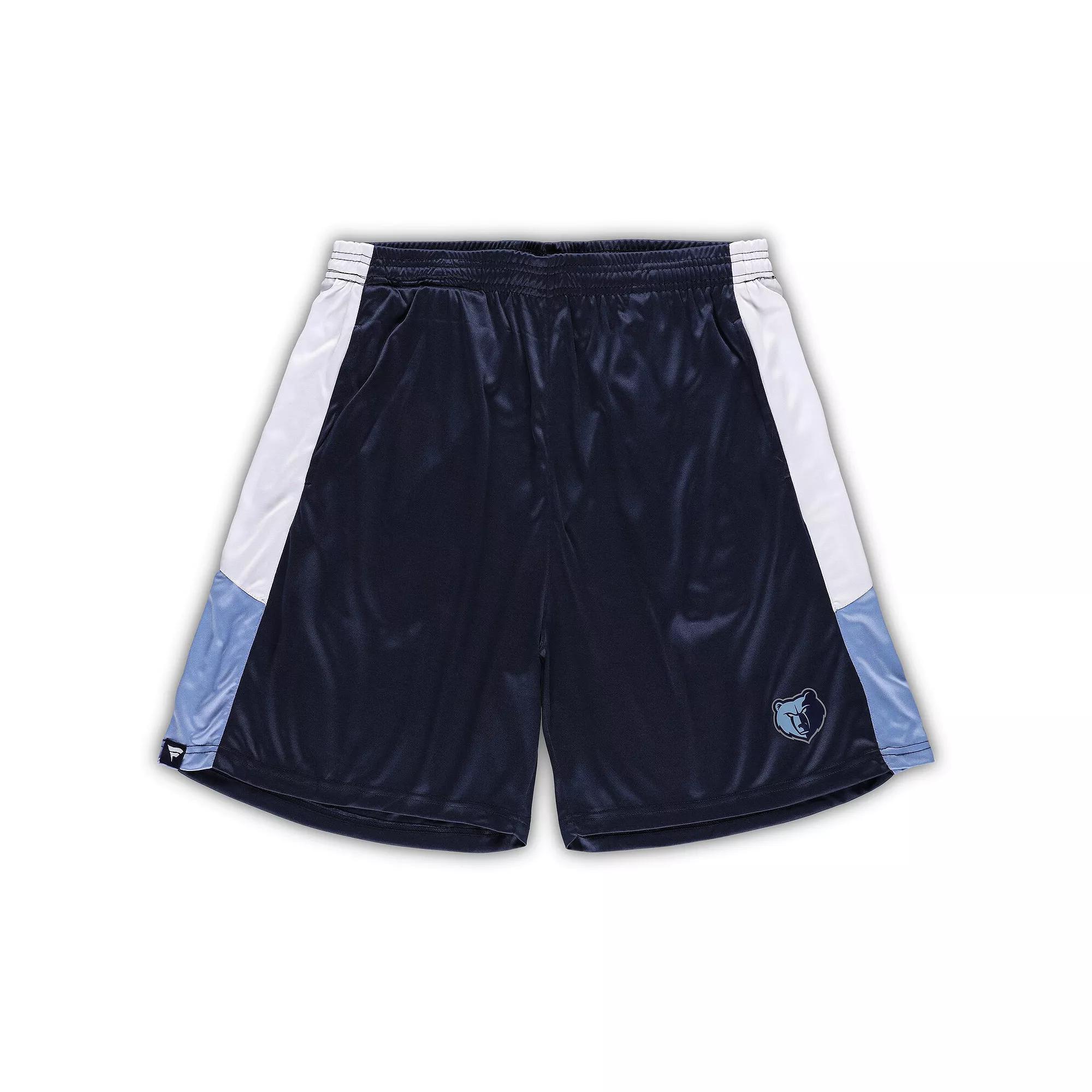 Men's Fanatics Branded Navy Memphis Grizzlies Big & Tall Champion Rush Practice Shorts, Size: 2XB, Grz Blue Product Image