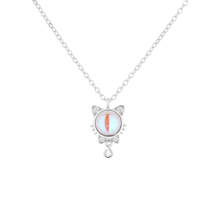 CZ Cat Necklace Product Image