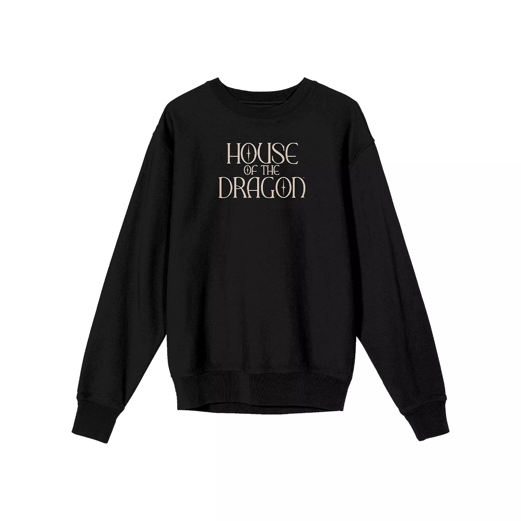 Men's House Of The Dragon Family Tree Long Sleeve Graphic Tee, Size: Large, Black Product Image