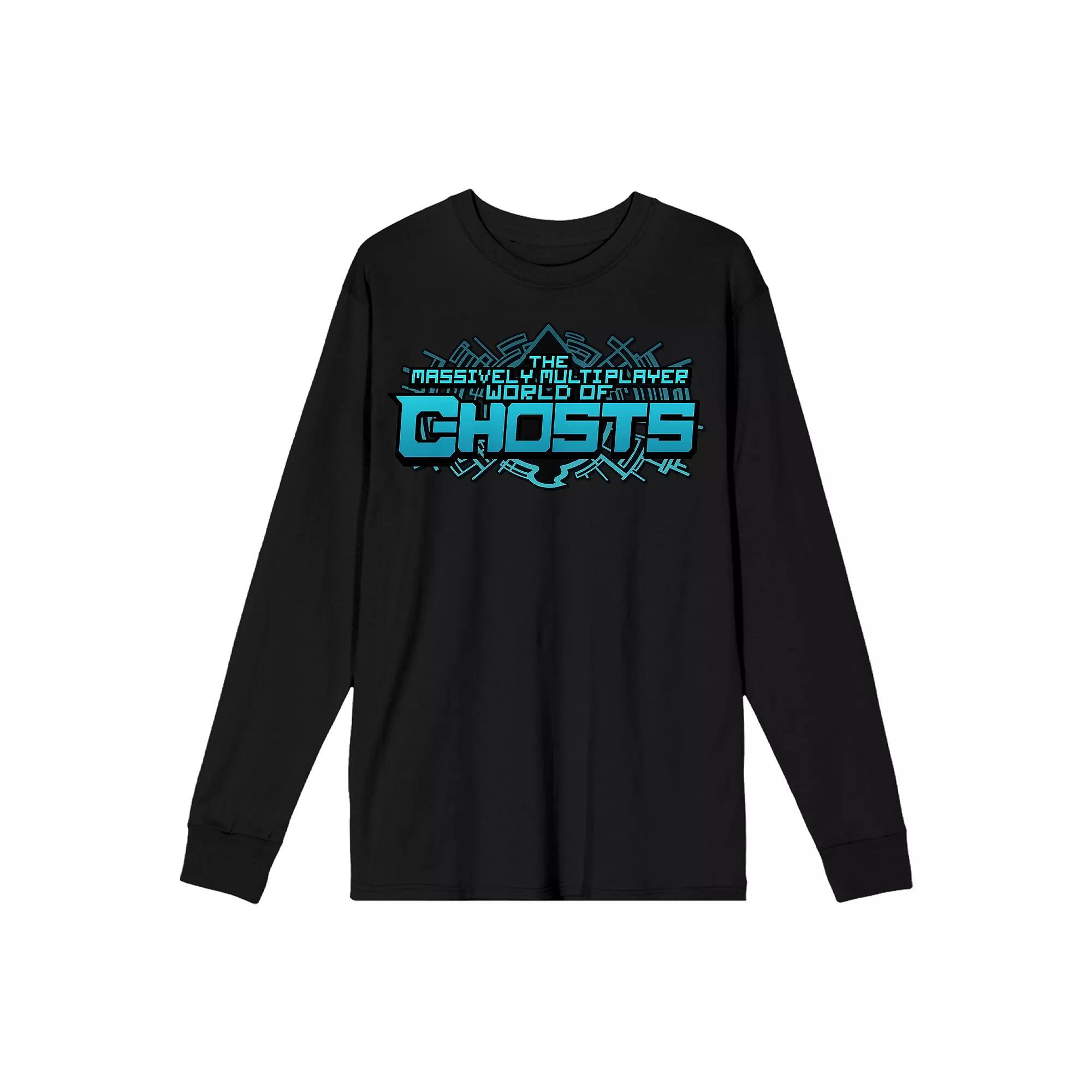 Men's Massively Multiplayer World Long Sleeve Tee, Size: Small, Black Product Image