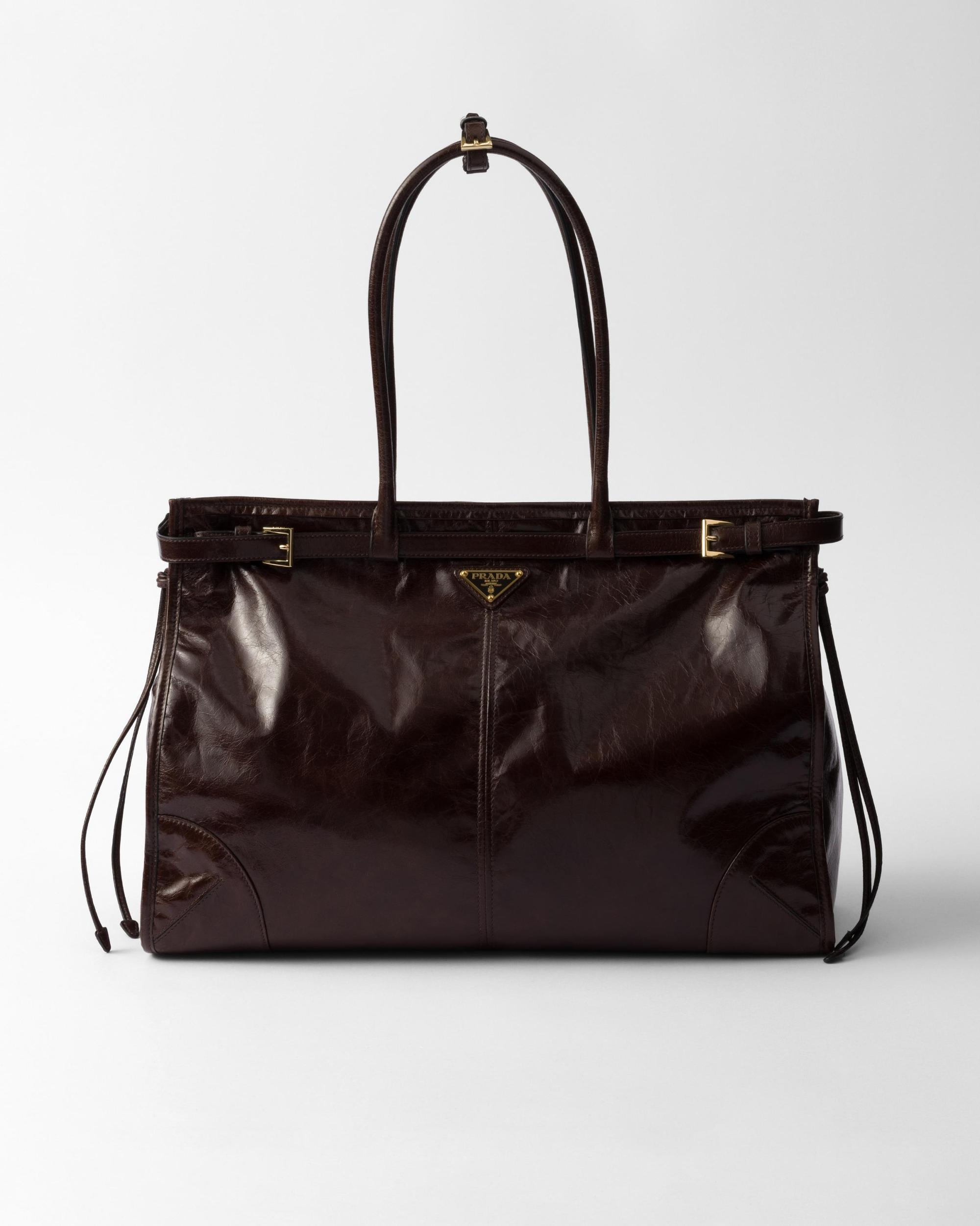 Prada Bonnie extra large leather handbag Product Image