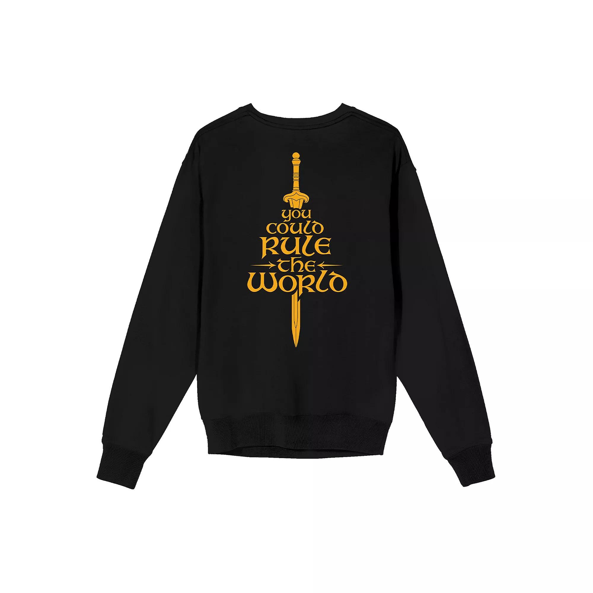 Men's Lord Of The Rings War Of The Rohirrim Long Sleeve Tee, Size: Small, Black Product Image