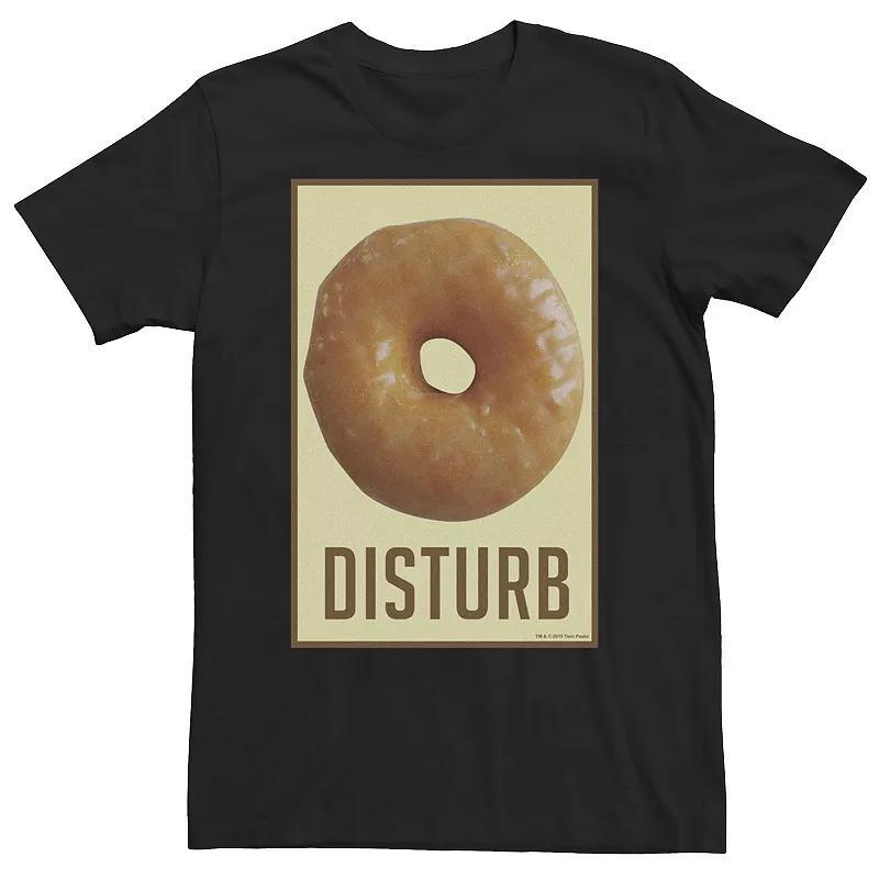 Men's Twin Peaks Doughnut Disturb Tee, Size: 3XL, Black Product Image