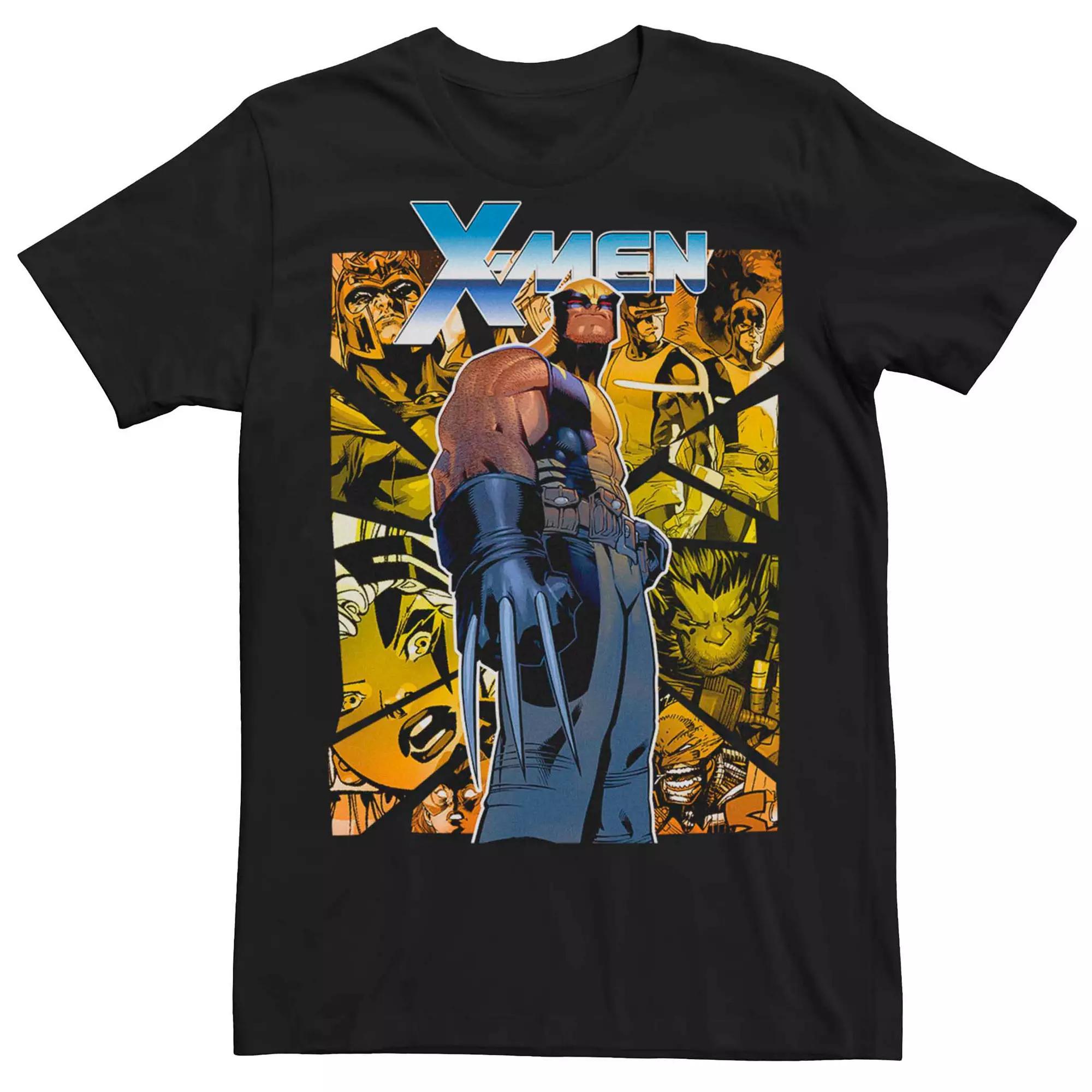 Men's Marvel X-Men Wolverine Shattered Glass Tee, Size: Large, Black Product Image
