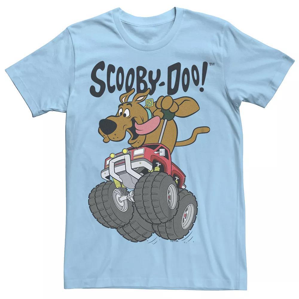 Men's Scooby-Doo Monster Truck Ride Graphic Tee, Size: Large, Light Blue Product Image