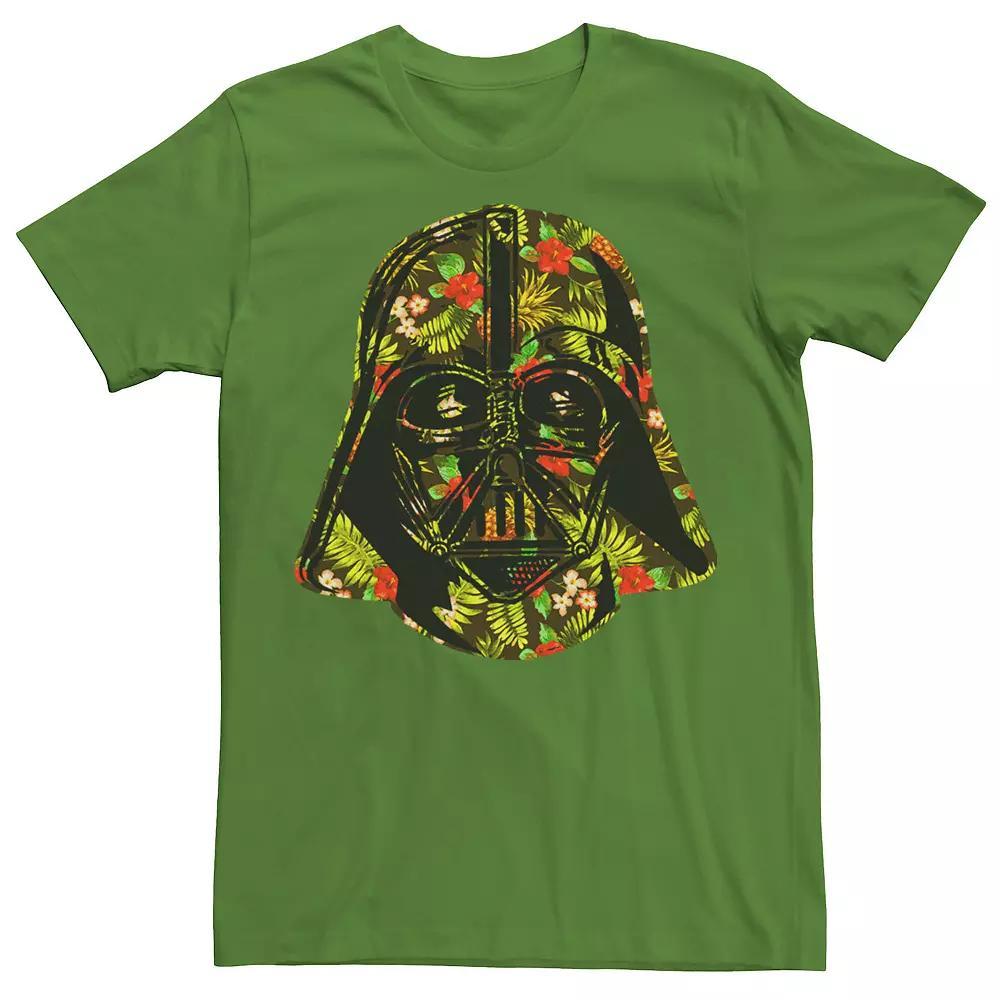 Men's Star Wars Hawaiian Print Darth Vader Tee, Size: Large, Kelly Product Image