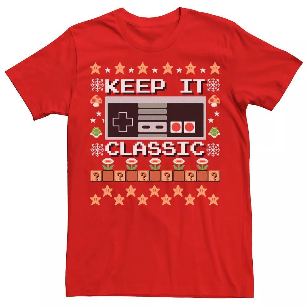 Men's Nintendo Keep It Classic Graphic Tee, Size: XXL, Red Product Image