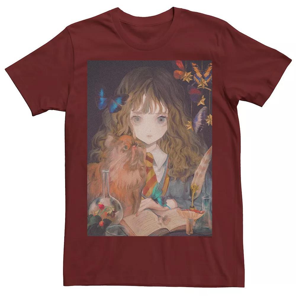 Men's Harry Potter Deathly Hallows 2 Hermione And Cat Tee, Size: Small, Red Product Image