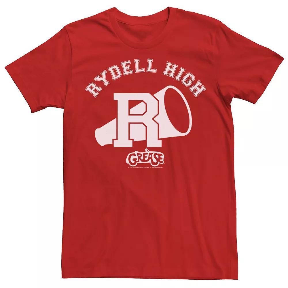 Men's Grease Rydell High White Stamp Tee, Size: 3XL, Red Product Image