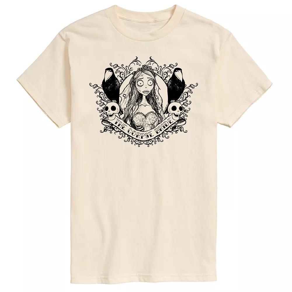 Mens Corpse Bride Crows Graphic Tee Product Image