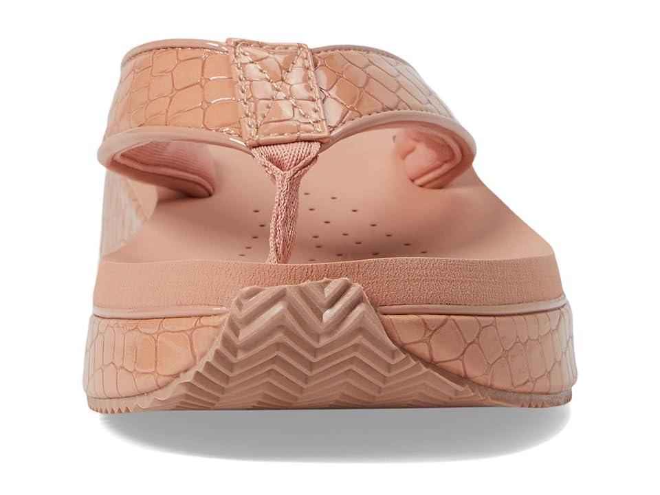 Volatile Womens Mini Croco Flip Flop Wedge Product Image