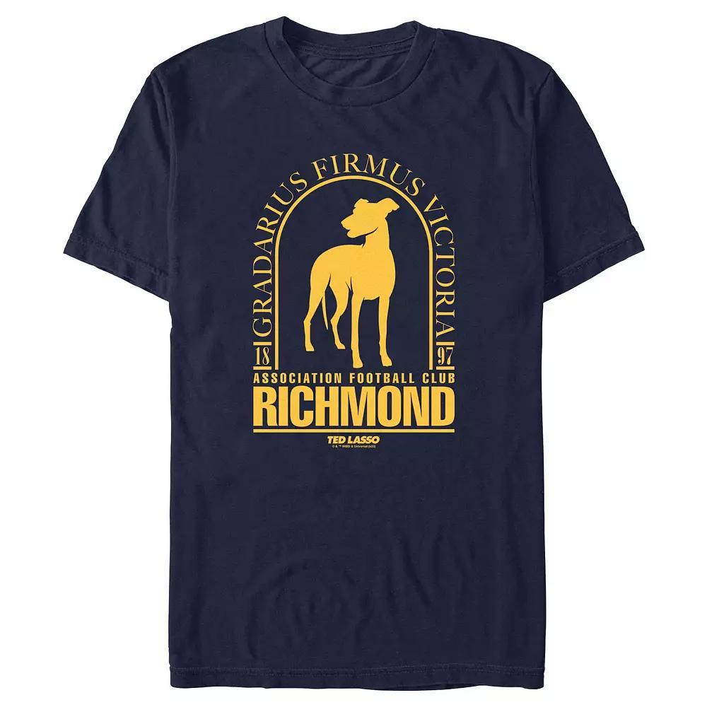 Men's Ted Lasso Richmond Tomb Graphic Tee, Size: Large, Blue Product Image