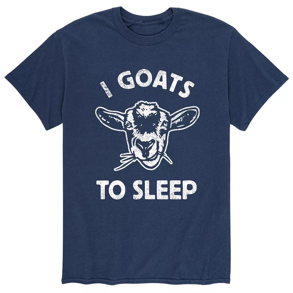 Men's I Goats To Sleep Tee, Size: XXL, Blue Product Image