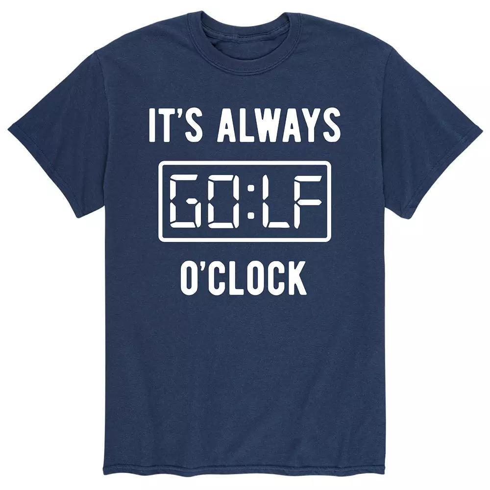 Men's It's Always Golf O'Clock Tee, Size: XL, Gray Product Image