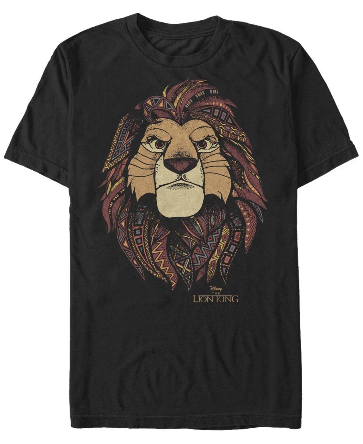 Disney's The Lion King Ornate Men's Tee, Size: XL, Black Product Image