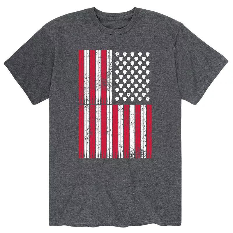 Mens Sticks and Picks Flag Tee Product Image