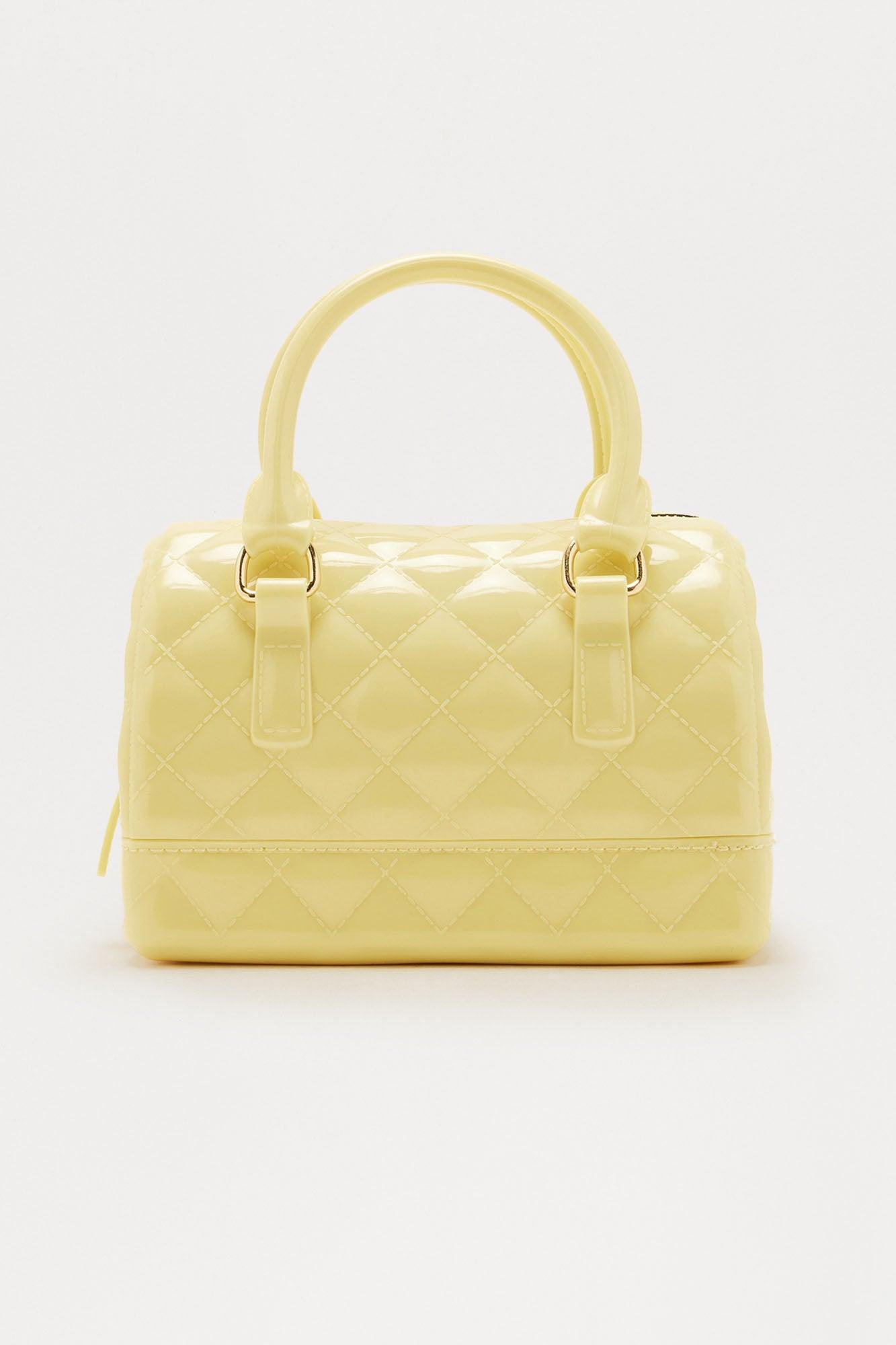 Candy Cube Crossbody Handbag - Yellow Product Image
