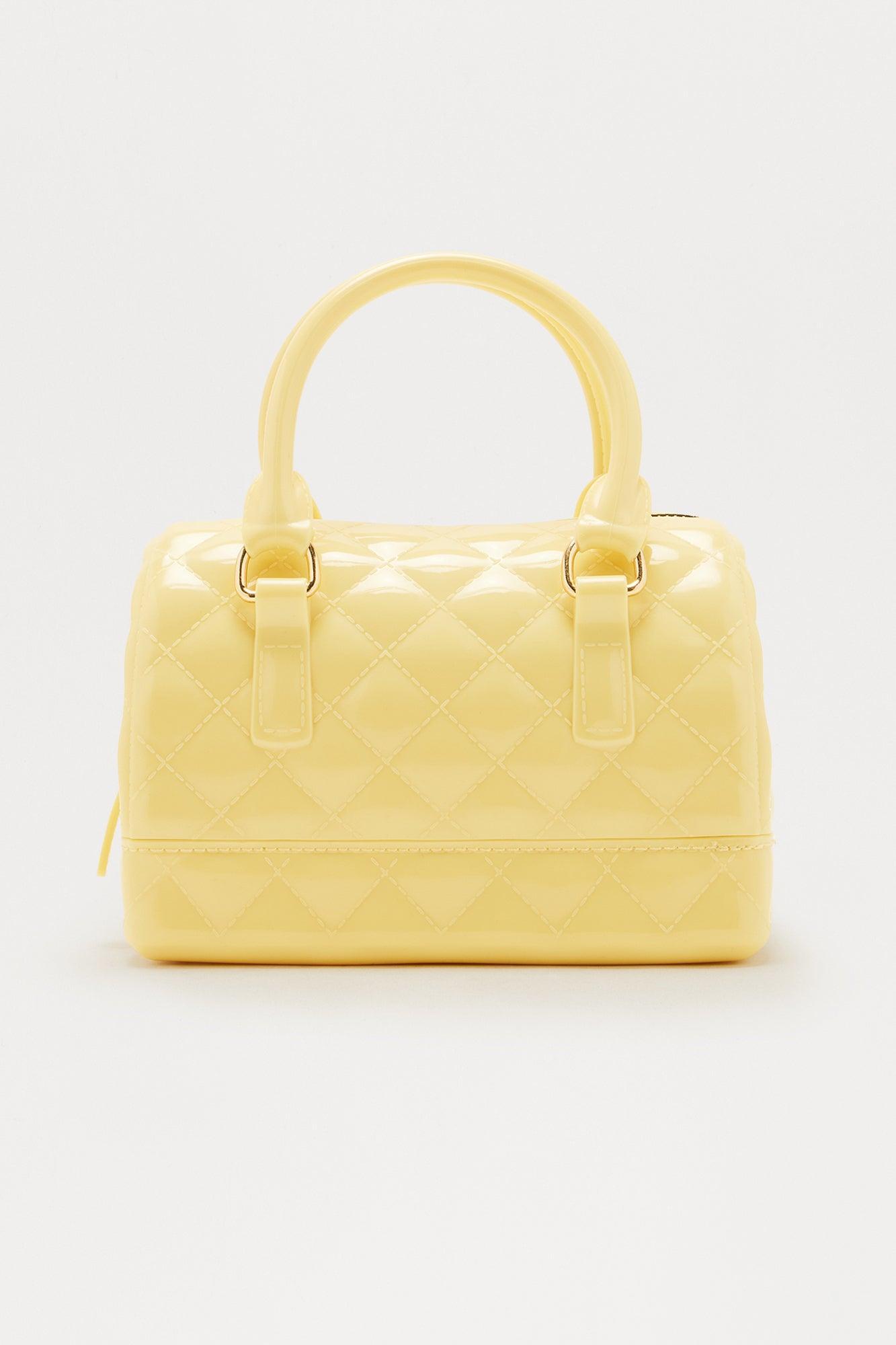 Candy Cube Crossbody Handbag - Yellow Product Image