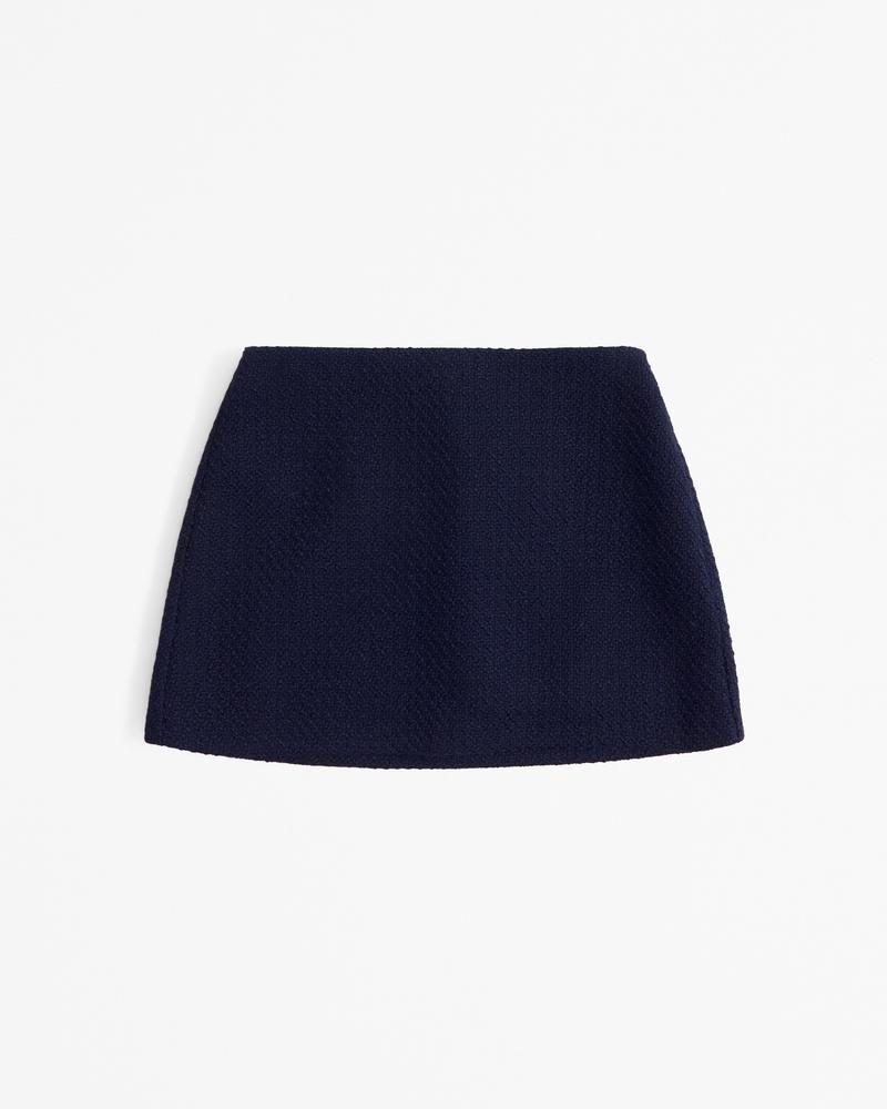 The A&F Scarlett Tweed Mini Skort Product Image