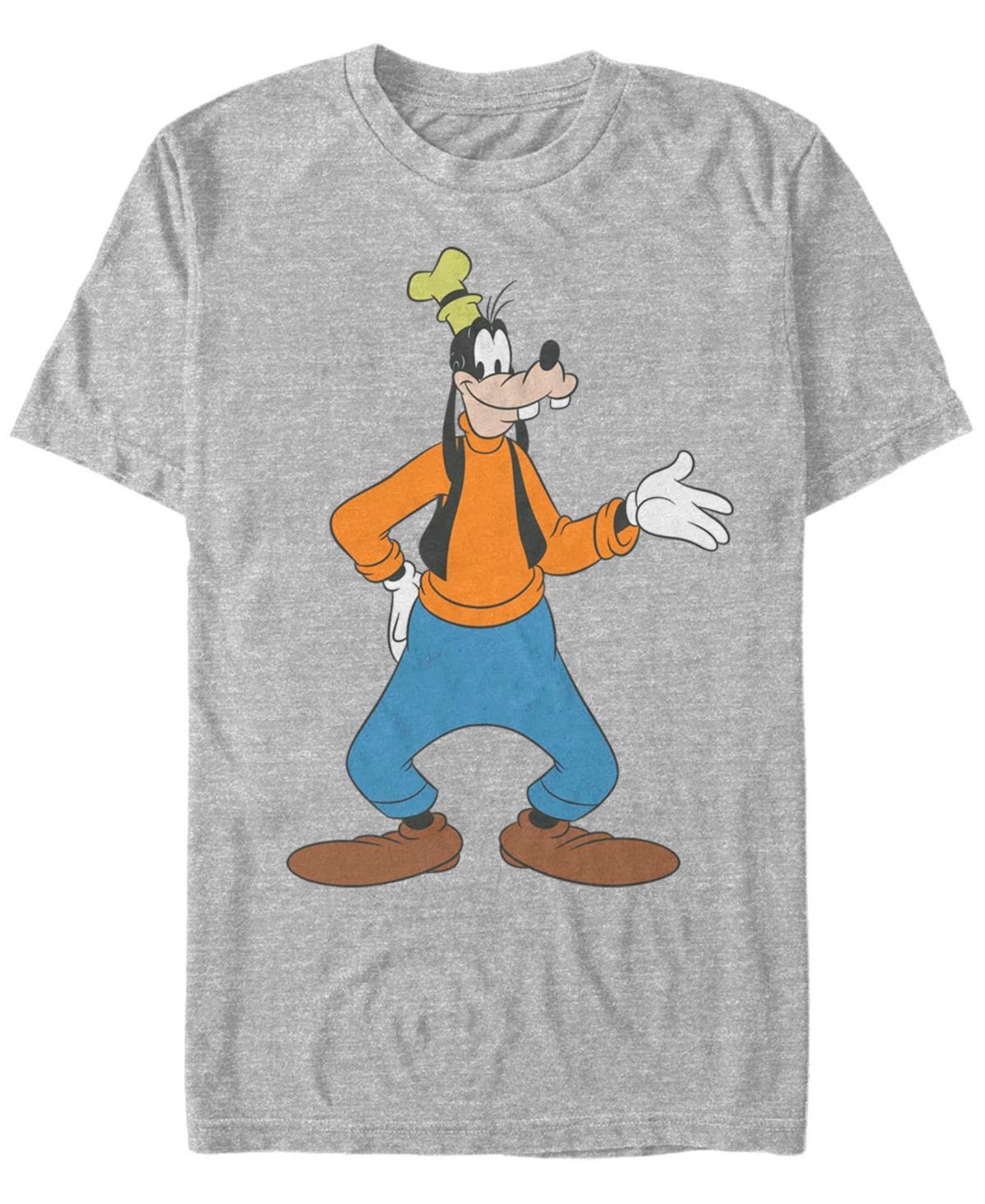 Disney's Goofy Traditional Pose Men's Tee, Size: 3XL, Athletic Grey Product Image