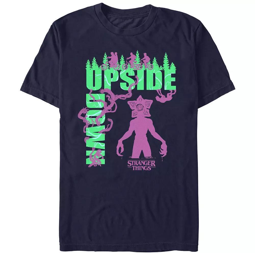 Juniors' Stranger Things Upside Down Demogorgon Boyfriend Graphic Tee, Women's, Size: XS, Blue Product Image