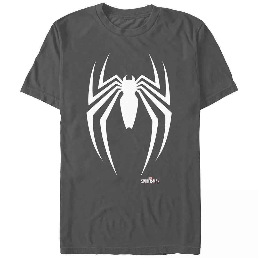 Men's Comfort Colors® Spider-Man Spider Emblem Graphic Tee, Size: Small, Pepper Product Image