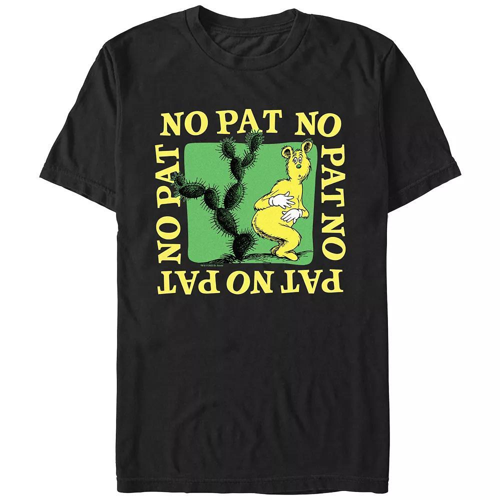 Men's Dr. Seuss No Pat Graphic Tee, Size: Large, Black Product Image