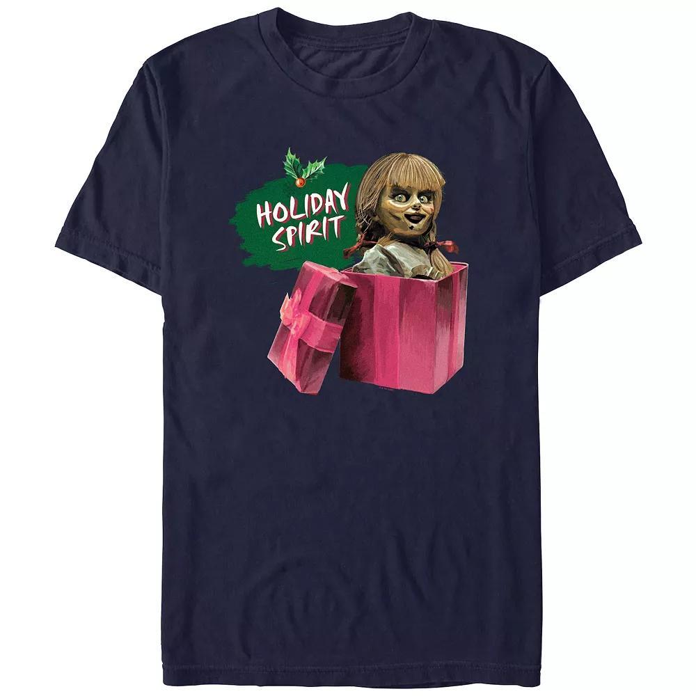 Men's Annabelle Holiday Spirit Graphic Tee, Size: Medium, Blue Product Image