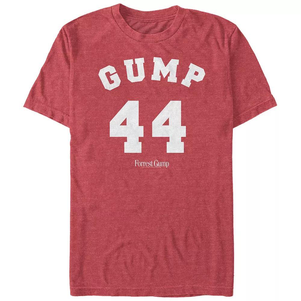 Big & Tall Forrest Gump 44 Graphic Tee, Men's, Size: XXL Tall, Red Grey Product Image