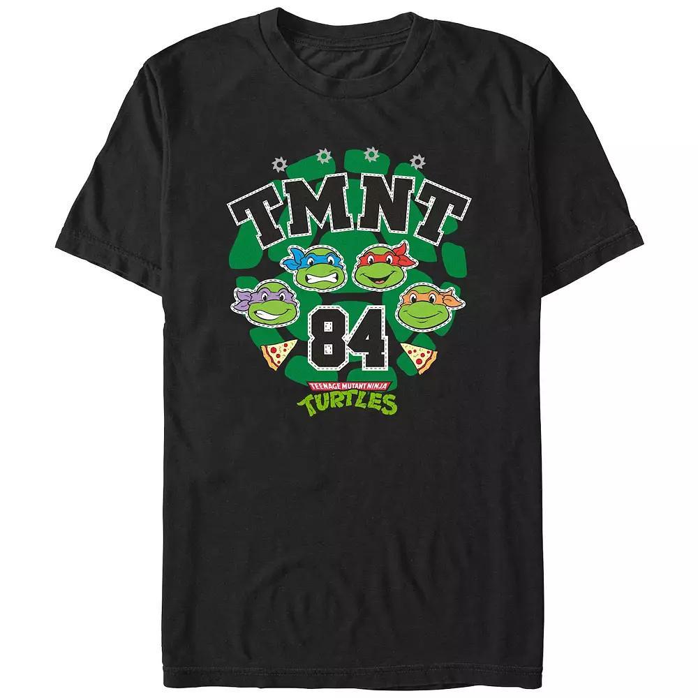 Big & Tall Nickelodeon Teenage Mutant Ninja Turtles Patches Graphic Tee, Men's, Size: 4XB, Black Product Image