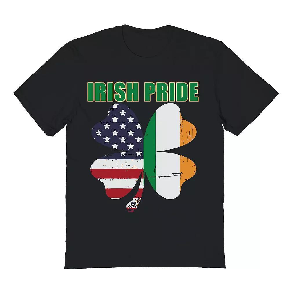 Men's Irish Pride Wings St. Patrick's Day Graphic Tee, Size: Medium, Black Product Image