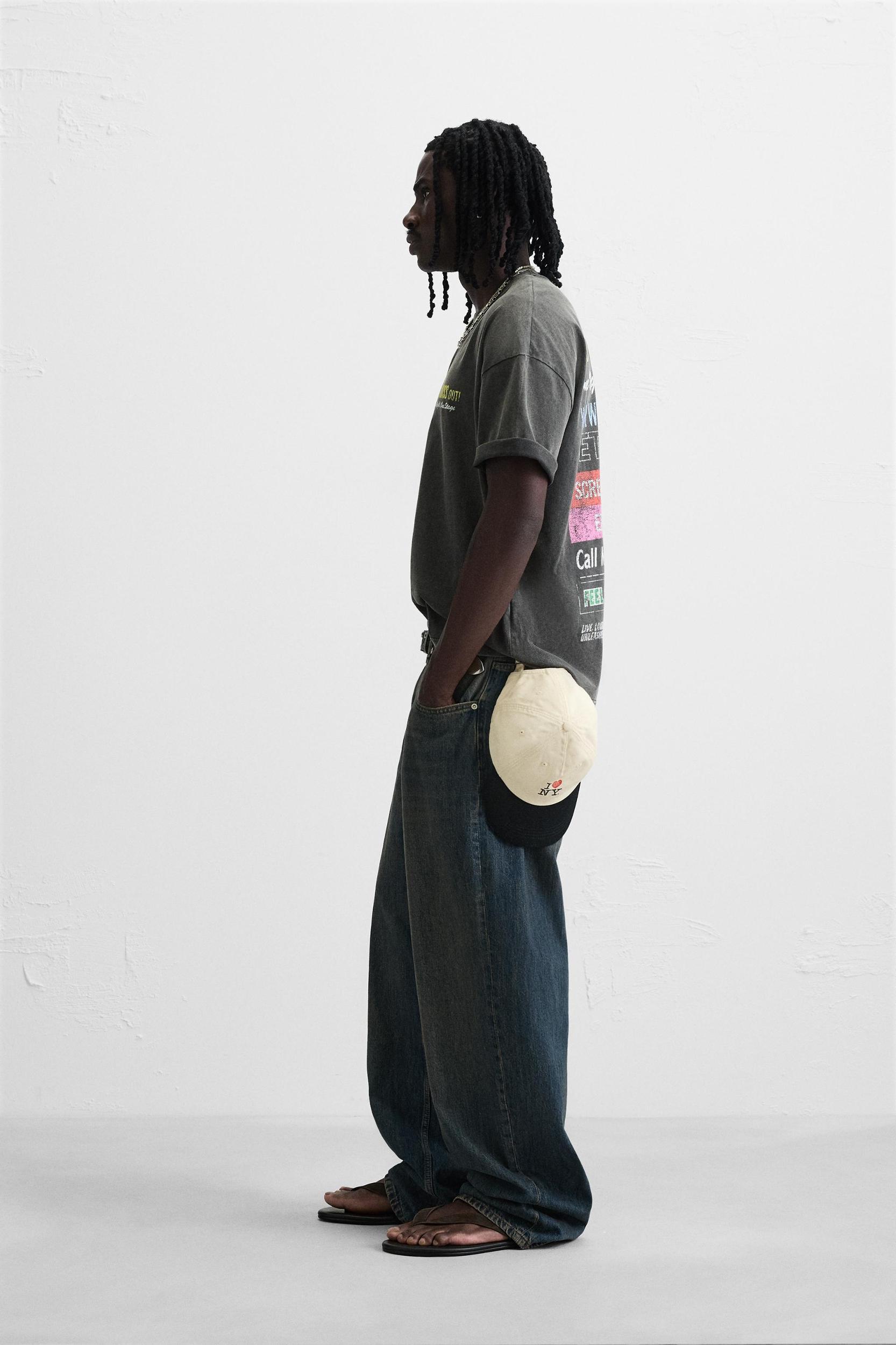 WASHED PRINT T-SHIRT Product Image