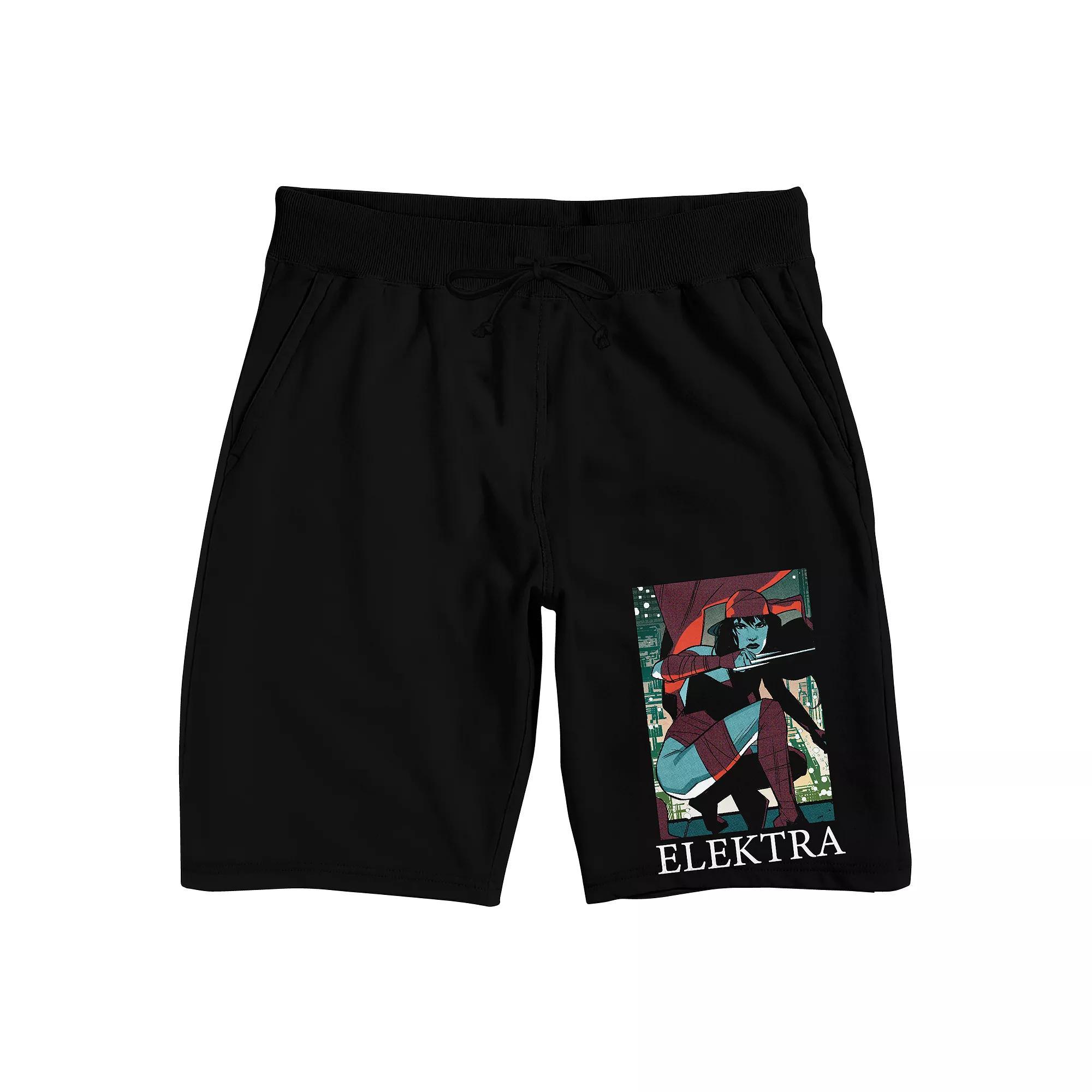 Mens Elektra Marvel Pajama Shorts Product Image
