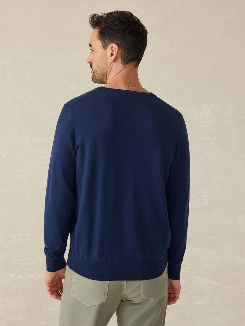 Movement™ Crewneck Sweater - Marine Navy Heather Product Image