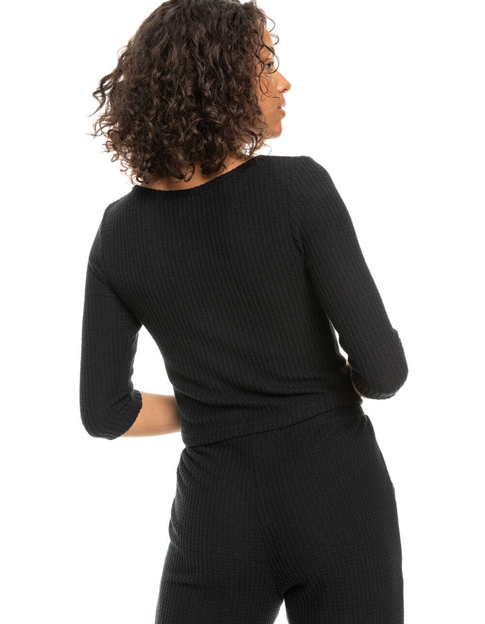 ROXY Looking Good Womens Tie-Front Thermal Cardigan Product Image