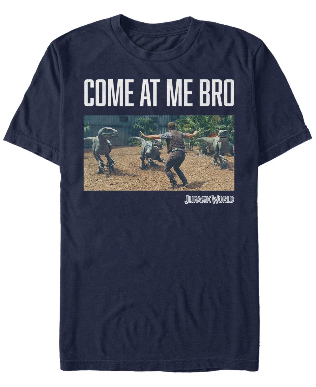 Men's Jurassic World Come At Me Bro Tee, Size: Medium, Blue Product Image