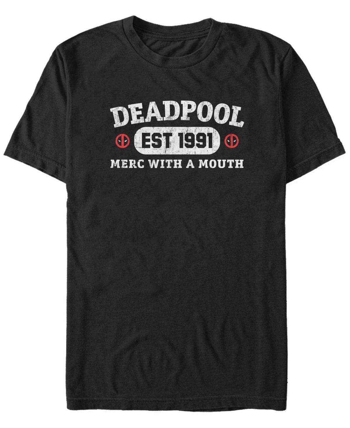 Mens Marvel Deadpool 30th Merc With A Mouth Est 1991 Tee Product Image